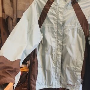 Columbia Two-Tone Blue and Brown Jacket